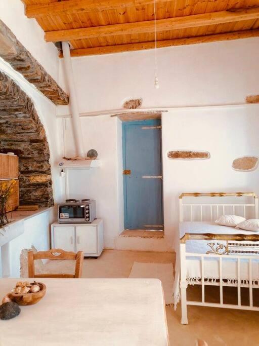 Naxos Mountain Retreat - Tiny House Build On Rock Appartement Koronos Buitenkant foto